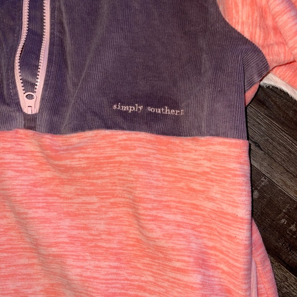 Simply Southern Youth Large Half Zip Pullover - Picture 2 of 4